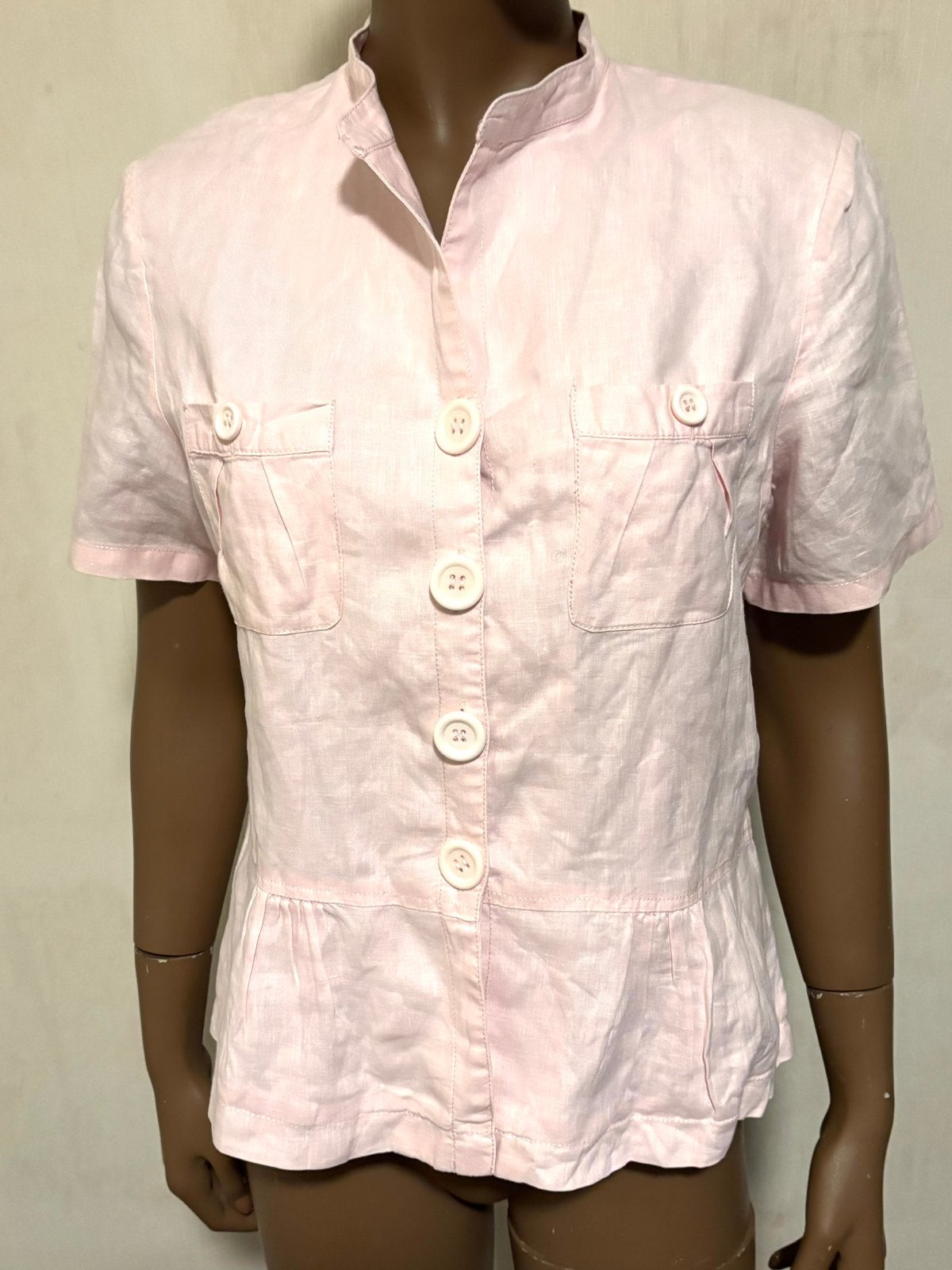Ara roze linnen blouse mt 42., Verzenden, Zo goed als nieuw, Maat 42/44 (L), Roze