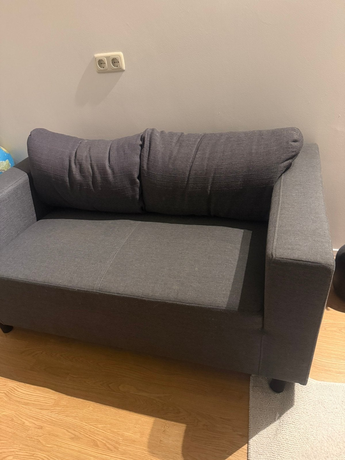 Leuk klein bankje zgan !, Ophalen, Minder dan 75 cm, Tweepersoons, Zo goed als nieuw