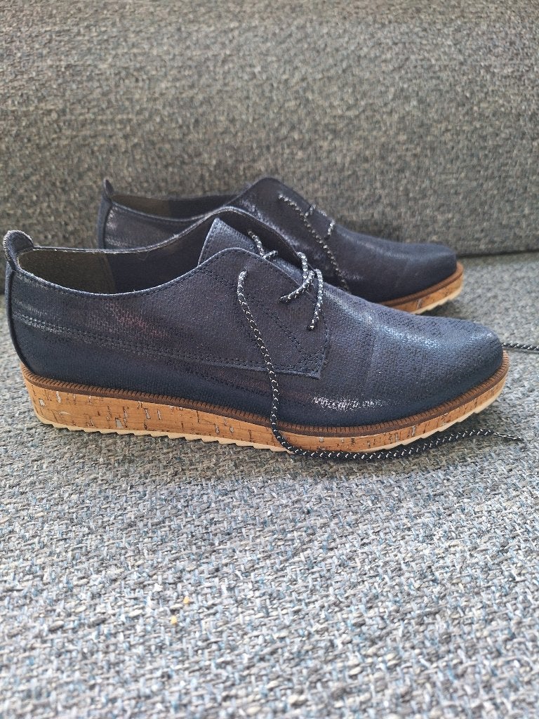 Blauwe veterschoen van Marco Tozzi maat 40, Blauw, Overige typen, Marco Tozzi, Ophalen of Verzenden
