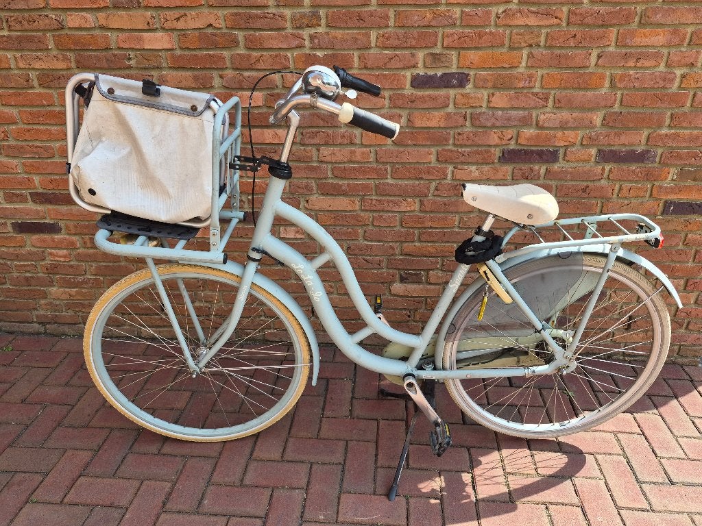 28 inch Spart Lola-Jo Greenblue matte stadsfiets, Ophalen, Terugtraprem, Sparta, Gebruikt
