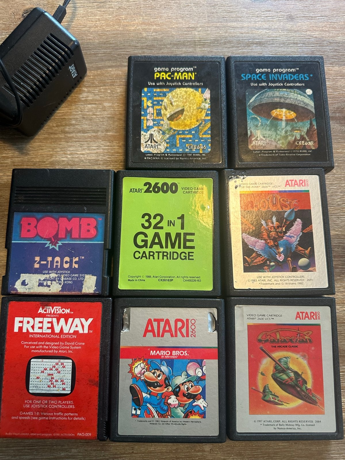 Atari CX-2600 AP met 8 games, 2 joysticks en voeding, Spelcomputers en Games, Spelcomputers | Atari, Met 2 controllers, Ophalen of Verzenden