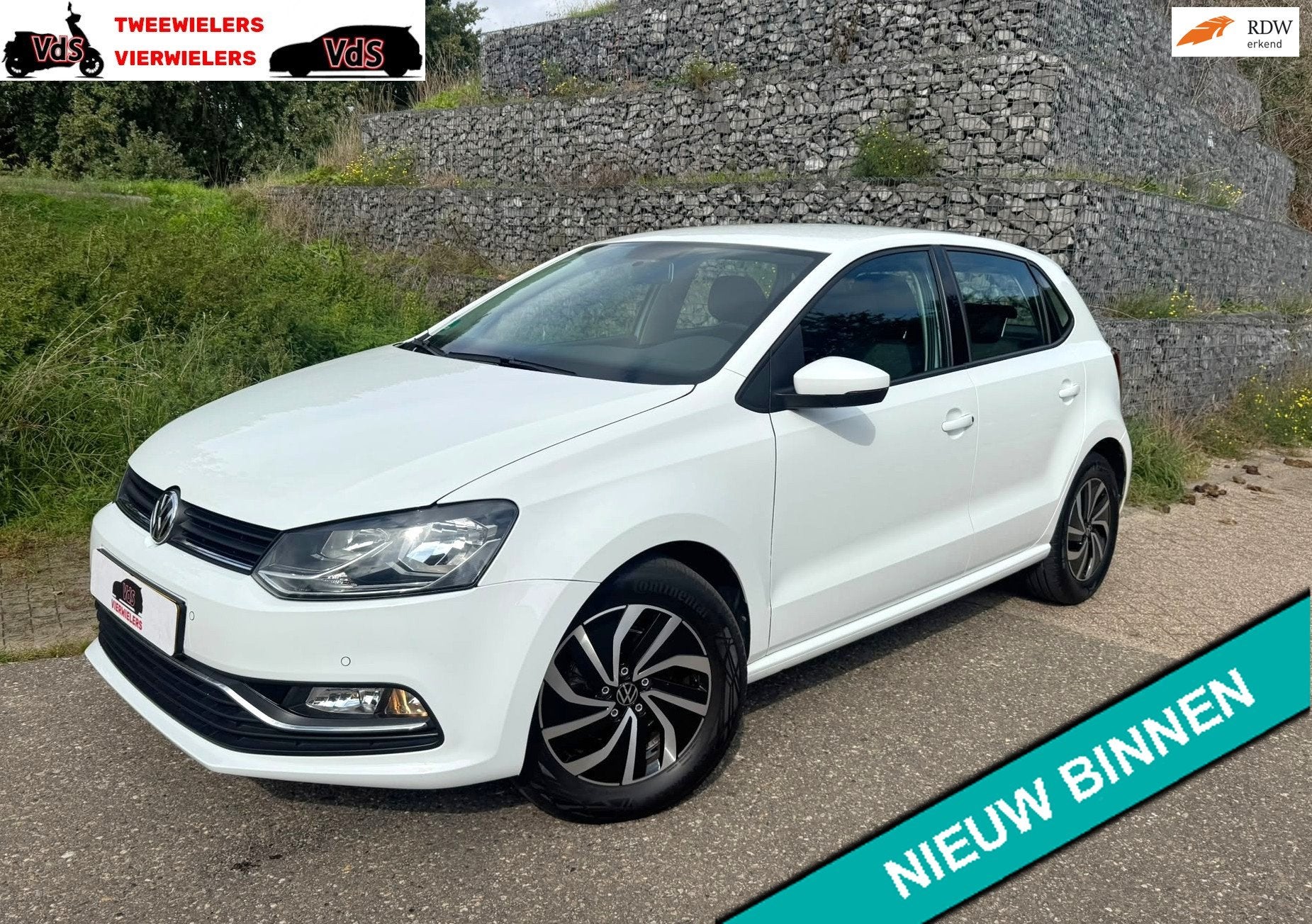 Volkswagen POLO 1.2 TSI Highline BlueMotion Cruise Contr Air, Dealer onderhouden, Stof, Gebruikt, 4 cilinders