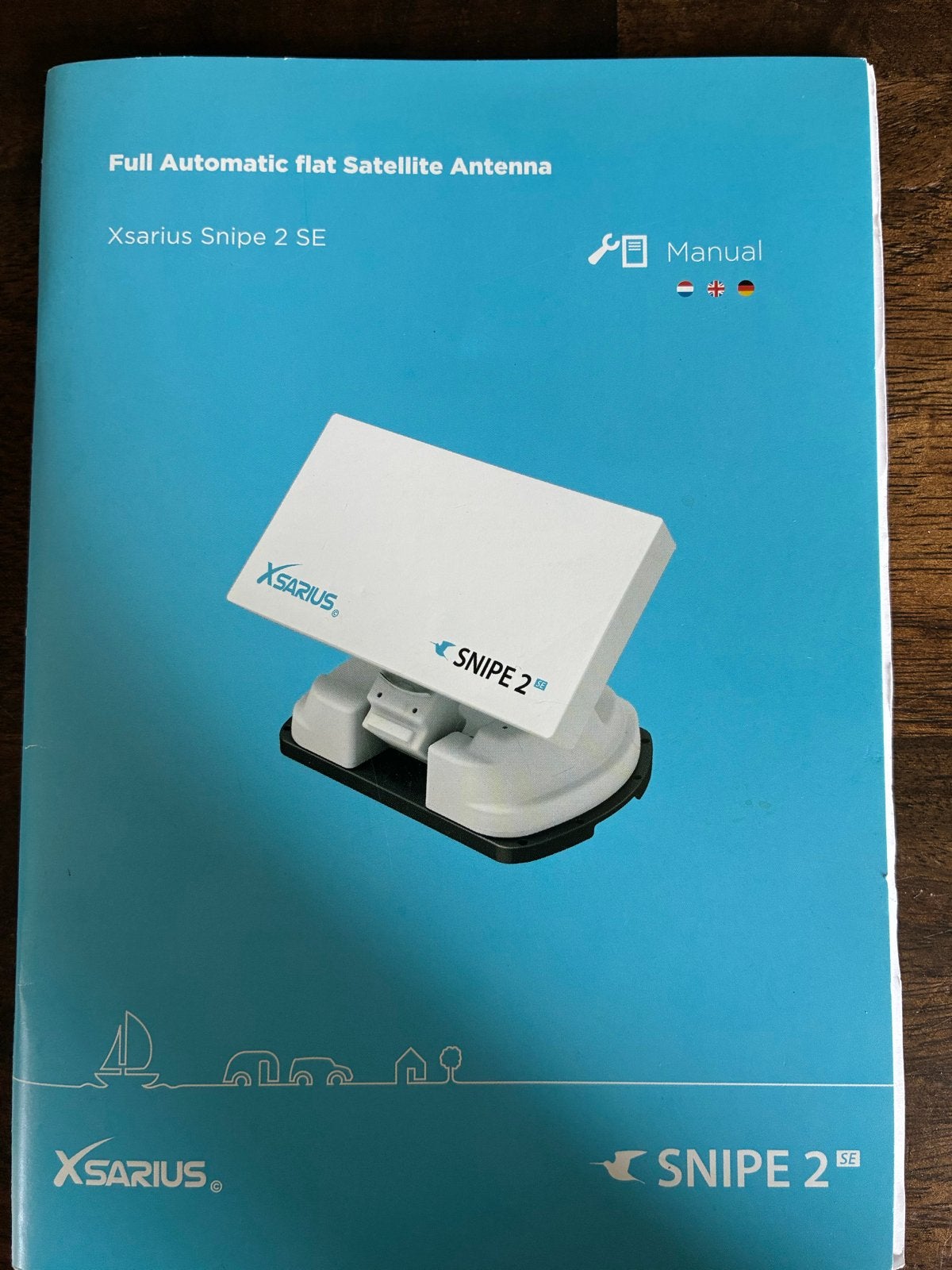 Vol automatische satelliet antenne en ontvanger, Ophalen, Zo goed als nieuw, (Schotel)antenne, Overige merken