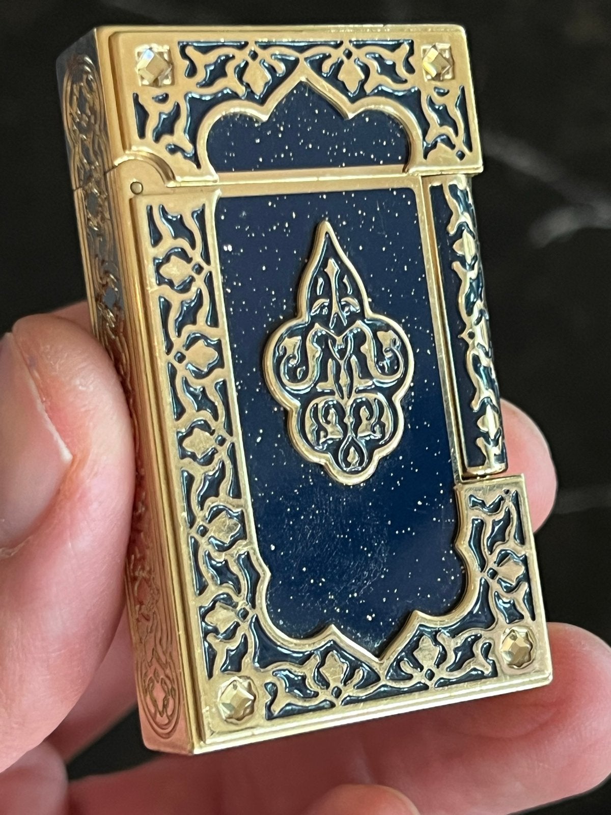 Exclusieve S.T. Dupont Aansteker - 1001 Nachten Limited Edit, Verzenden, Zo goed als nieuw, Aansteker