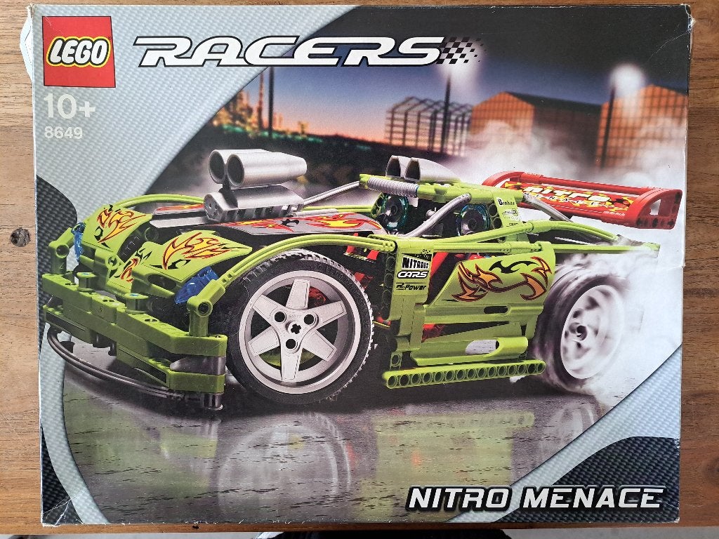 lego racers Nitro Menace 8649, Ophalen of Verzenden, Gebruikt, Complete set, Lego