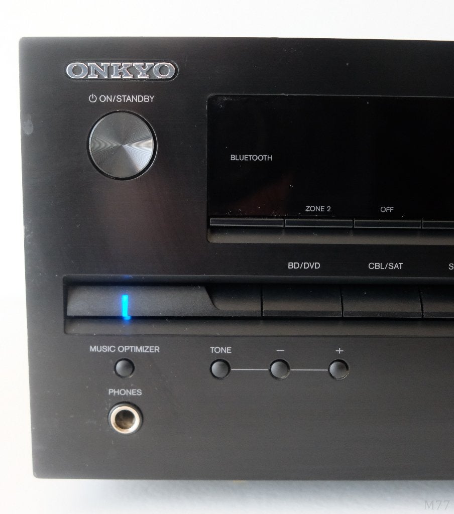 Onkyo TX-SR333 5.1 550W A/V Receiver (BT / 6 HDMI), Gebruikt, Ophalen of Verzenden, 120 watt of meer, Onkyo