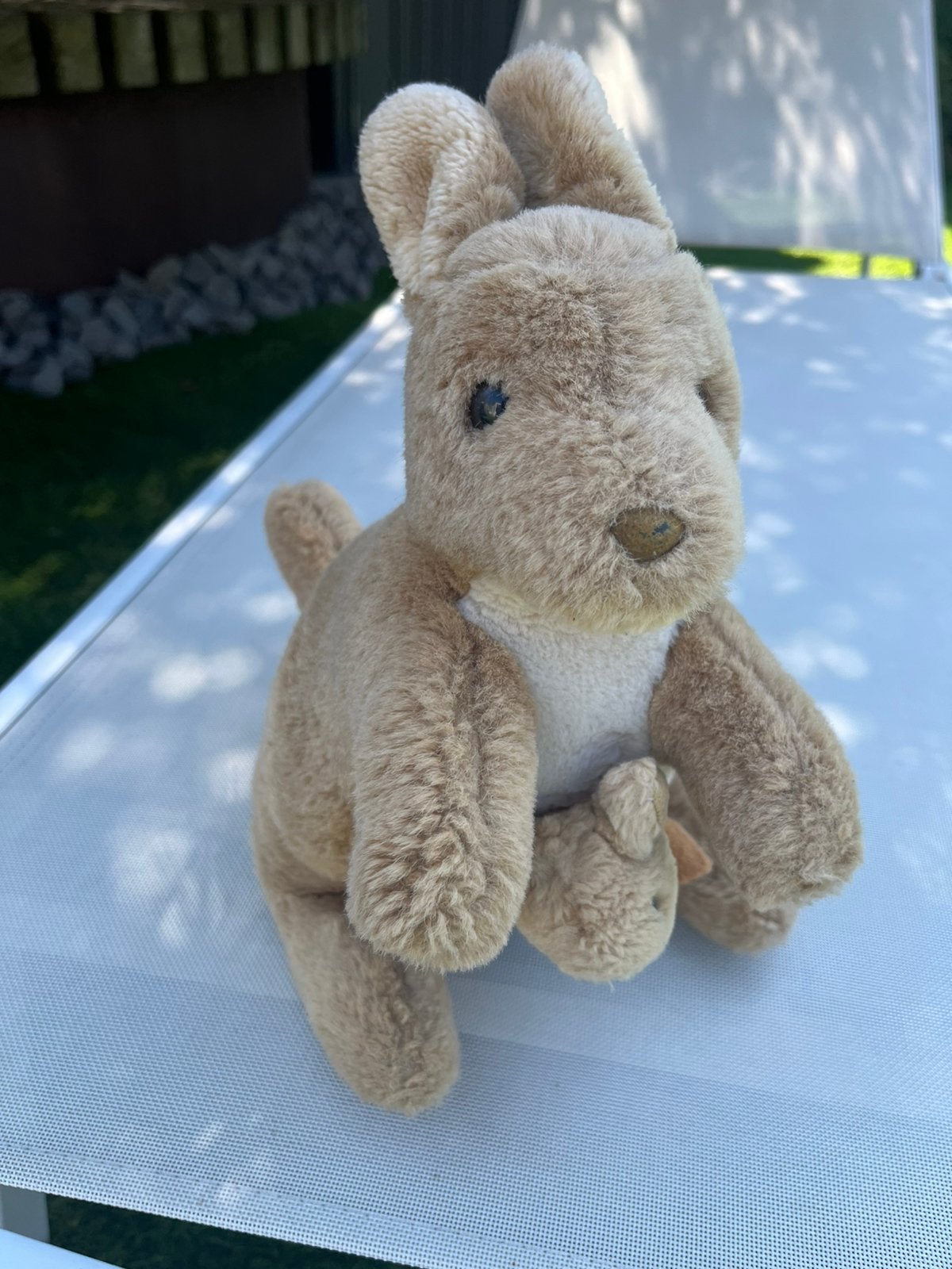 Kangaroo knuffel met baby in buidel uitgave Renault Kangoo, Ophalen, Zo goed als nieuw, Overige typen