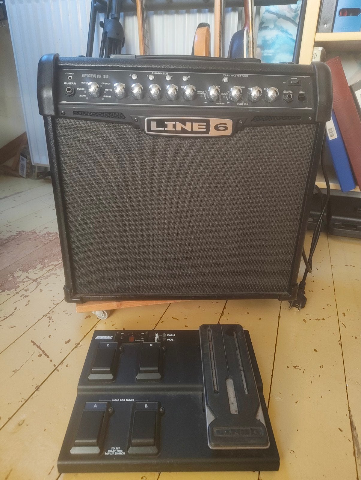 Line 6 Spider IV 30 gitaarversterker met FBV Express, Ophalen, Gebruikt, Gitaar, Minder dan 50 watt