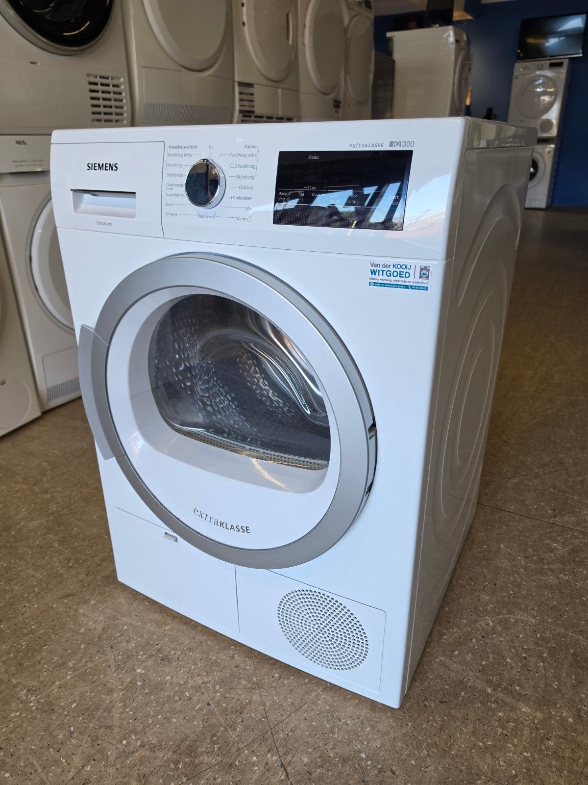 Siemens IQ 300 warmtepompdroger | 8 kilo | Gratis thuis 🚚✅️, Witgoed en Apparatuur, Jirnsum, Anti-kreukfase, Overige typen, 8 tot 10 kg
