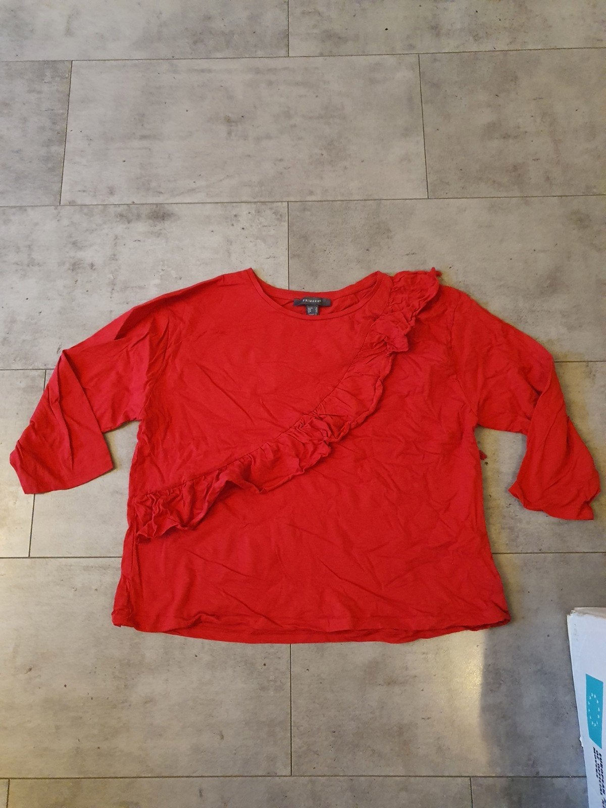 Rode top maat 44, Kleding | Dames, Tops, Maat 42/44 (L), Ophalen of Verzenden, Zo goed als nieuw, Lange mouw