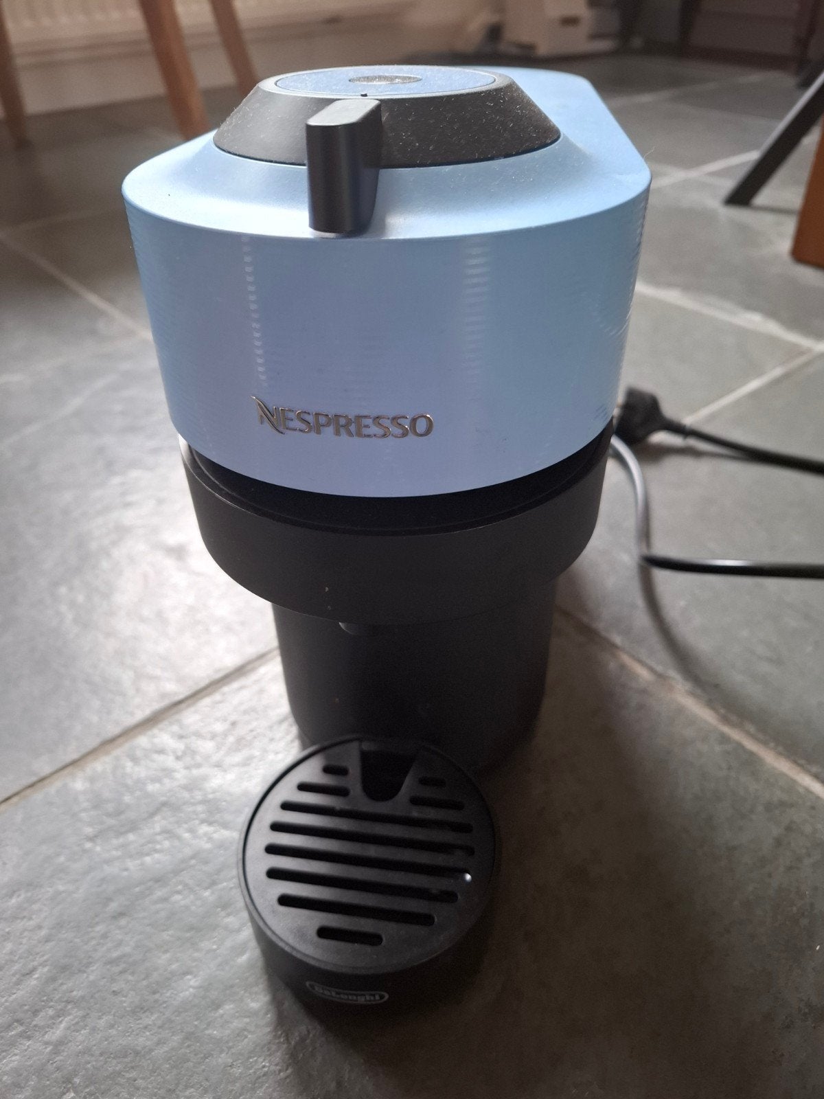 Nespresso Vertuo Pop Koffiemachine - Lichtblauw, Koffiepads en cups, Koffiemachine, Ophalen of Verzenden, Zo goed als nieuw