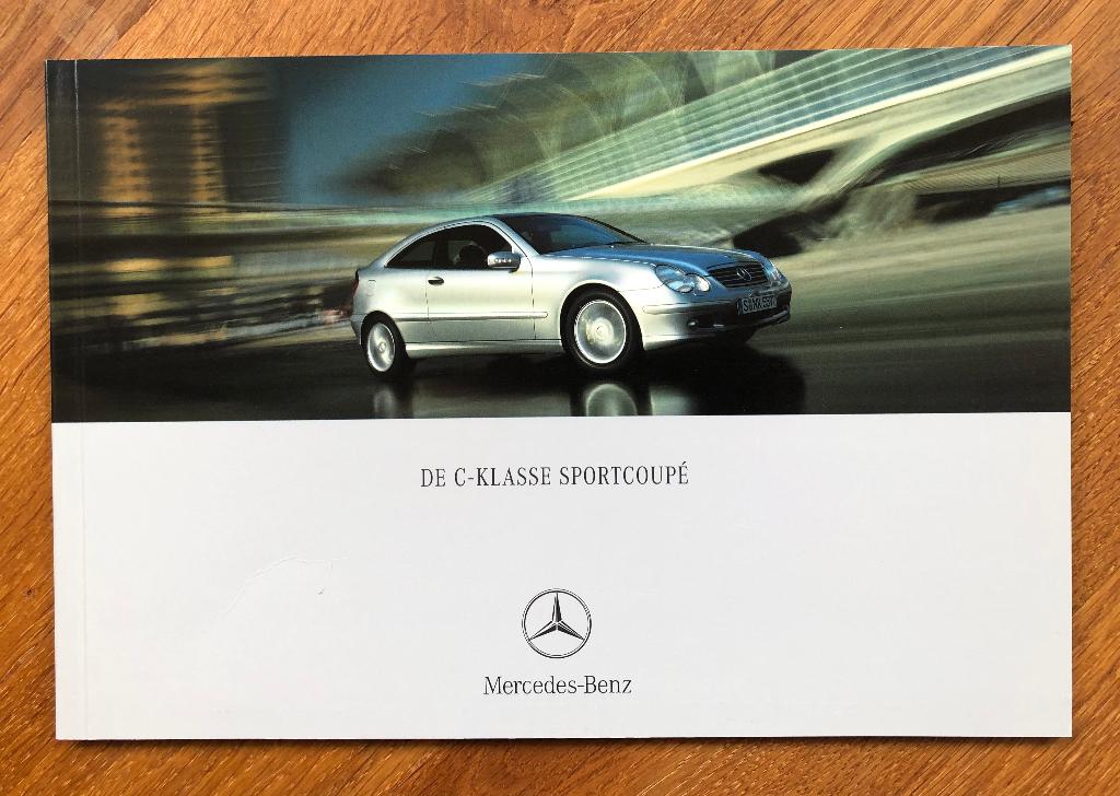 Mercedes-Benz De C-Klasse Sportcoupé folder 2001, Verzenden, Nieuw, Mercedes, Mercedes-Benz