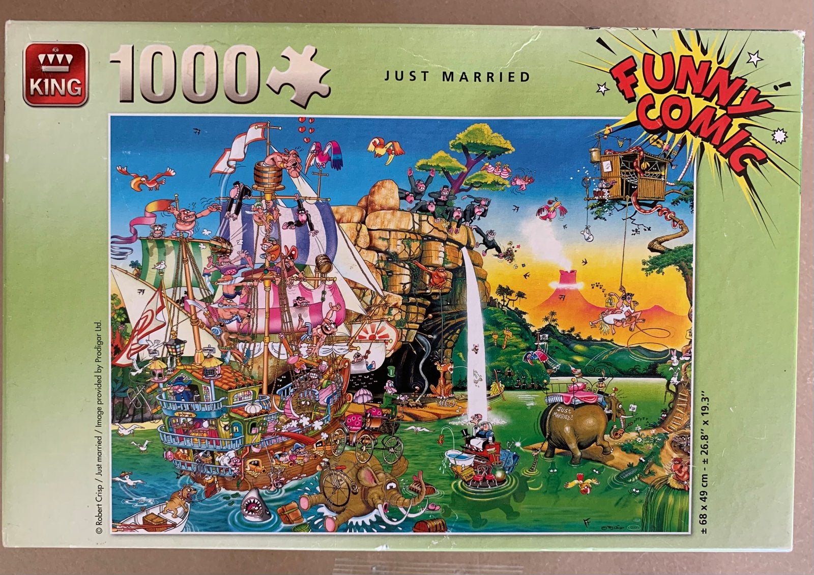 Puzzel 1000 stukjes ophalen €1,-, Ophalen, 500 t/m 1500 stukjes, Zo goed als nieuw, Legpuzzel