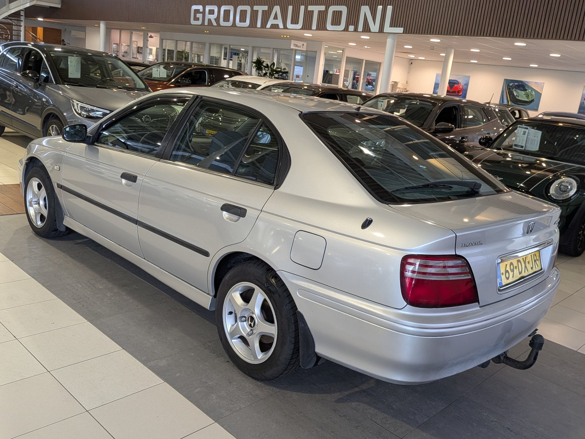 Honda Accord 1.8i S Airco, Trekhaak, Stuurbekrachtiging, Auto's, Voorwielaandrijving, Elektrische ramen, Origineel Nederlands