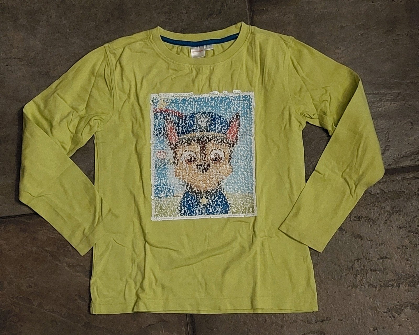 paw patrol verander shirt maat 128, Ophalen of Verzenden, Zo goed als nieuw, Jongen, Shirt of Longsleeve