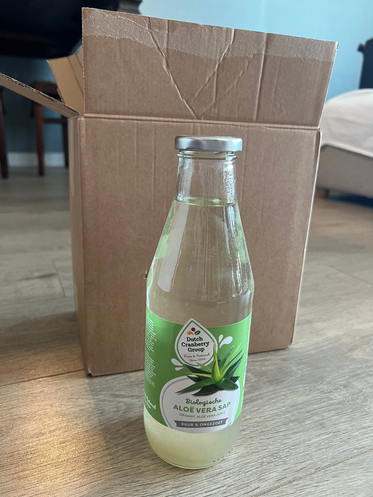 6 flessen bio Aloë Vera Sap – Dutch Cranberry Group – 750 ml, Ophalen, Nieuw, Overige typen