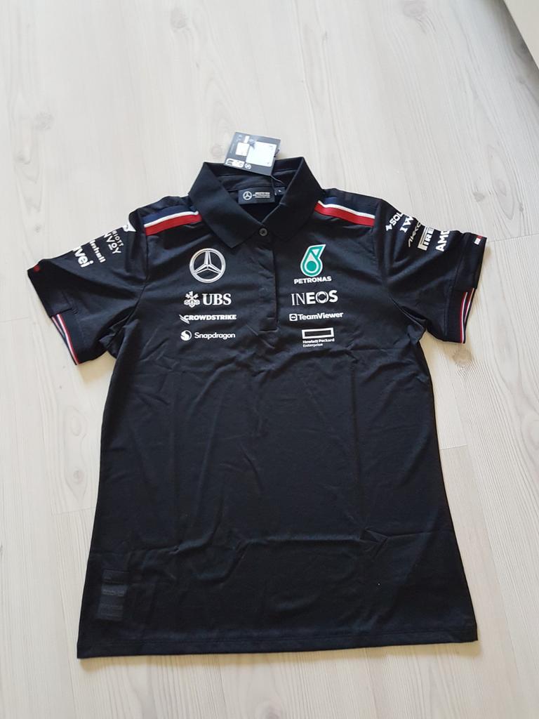 Mercedes AMG F1 poloshirt in size small/med, Kleding | Heren, Ophalen of Verzenden, Zo goed als nieuw, Maat 46 (S) of kleiner