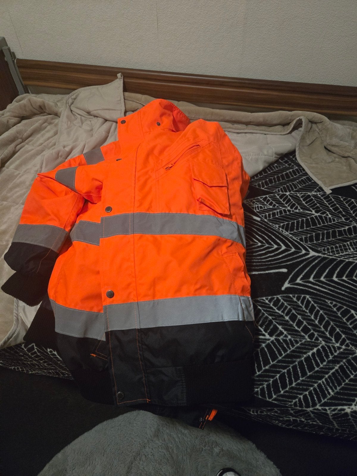 Portwest Hi-Vis Werkjas 4XL - Oranje/Zwart met Reflectie, Kleding | Heren, Ophalen of Verzenden, Zo goed als nieuw, Portwest, Overige maten