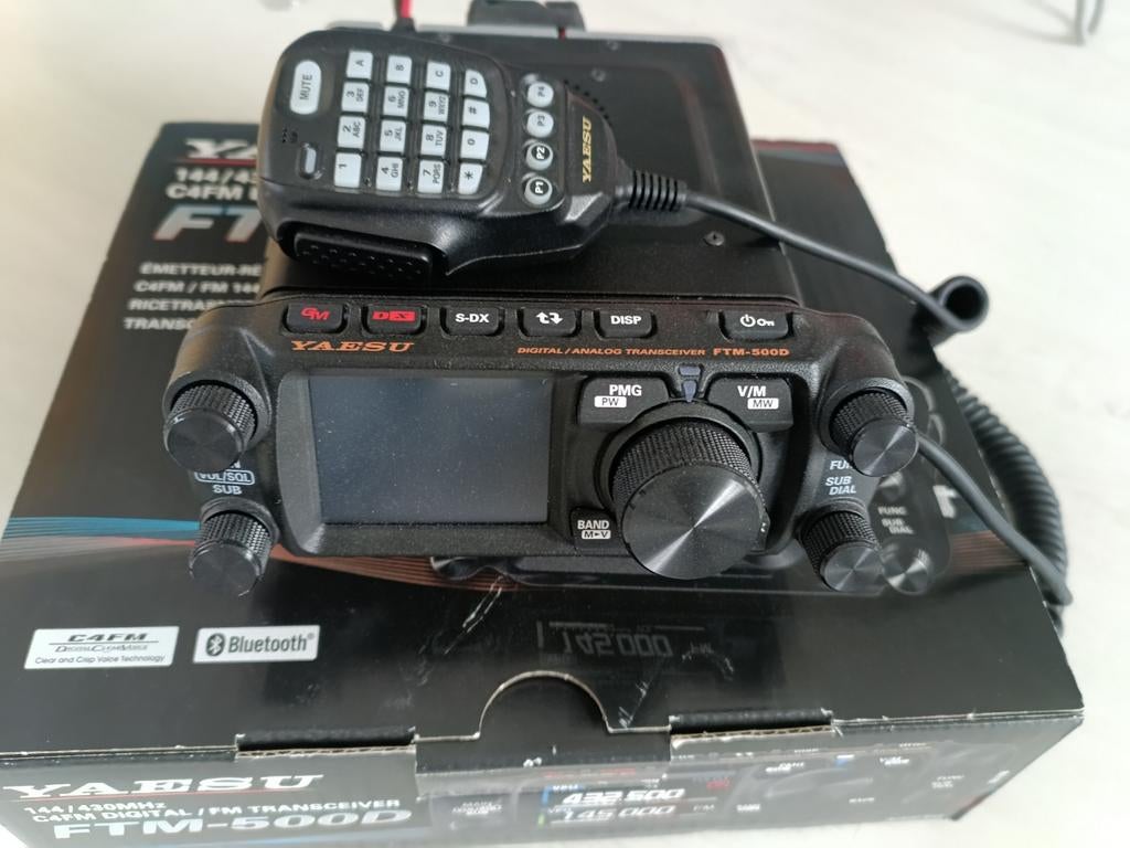 Yaesu FTM-500D Dual Band Transceiver - Compleet, Telecommunicatie, Zenders en Ontvangers, Ophalen of Verzenden, Zo goed als nieuw