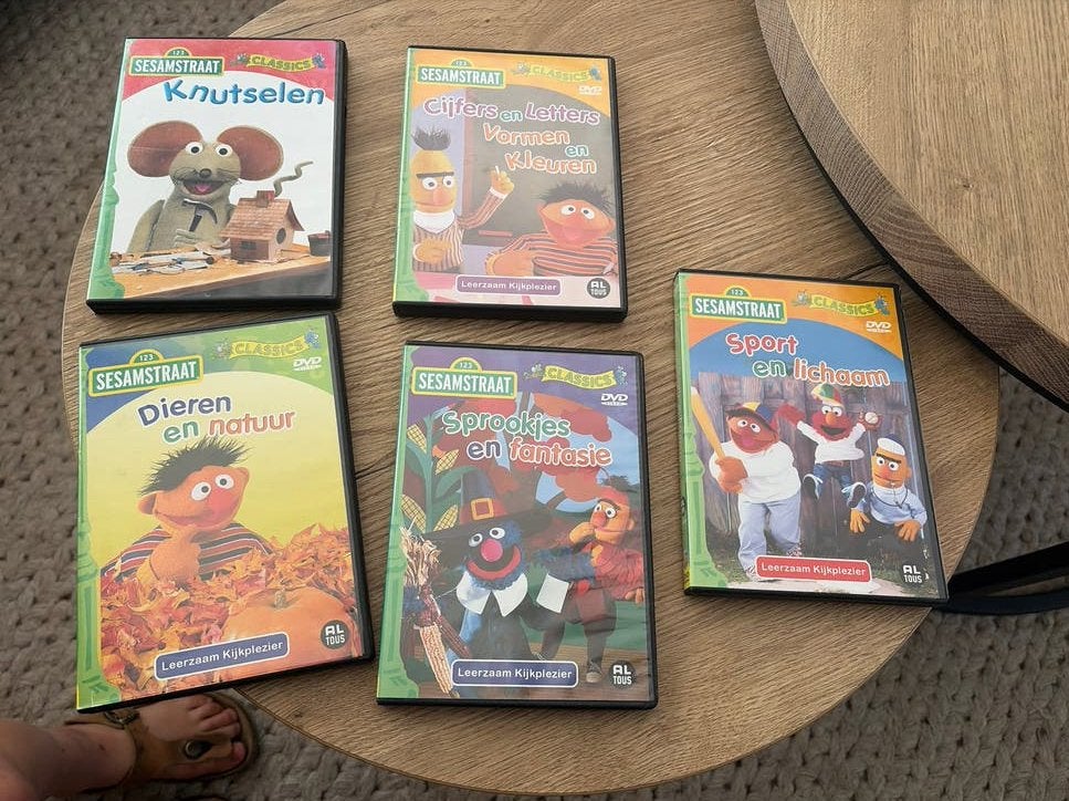 5 Sesamstraat DVD's: Educatief Kijkplezier voor Kinderen, Cd's en Dvd's, Dvd's | Kinderen en Jeugd, Ophalen, Gebruikt, Alle leeftijden