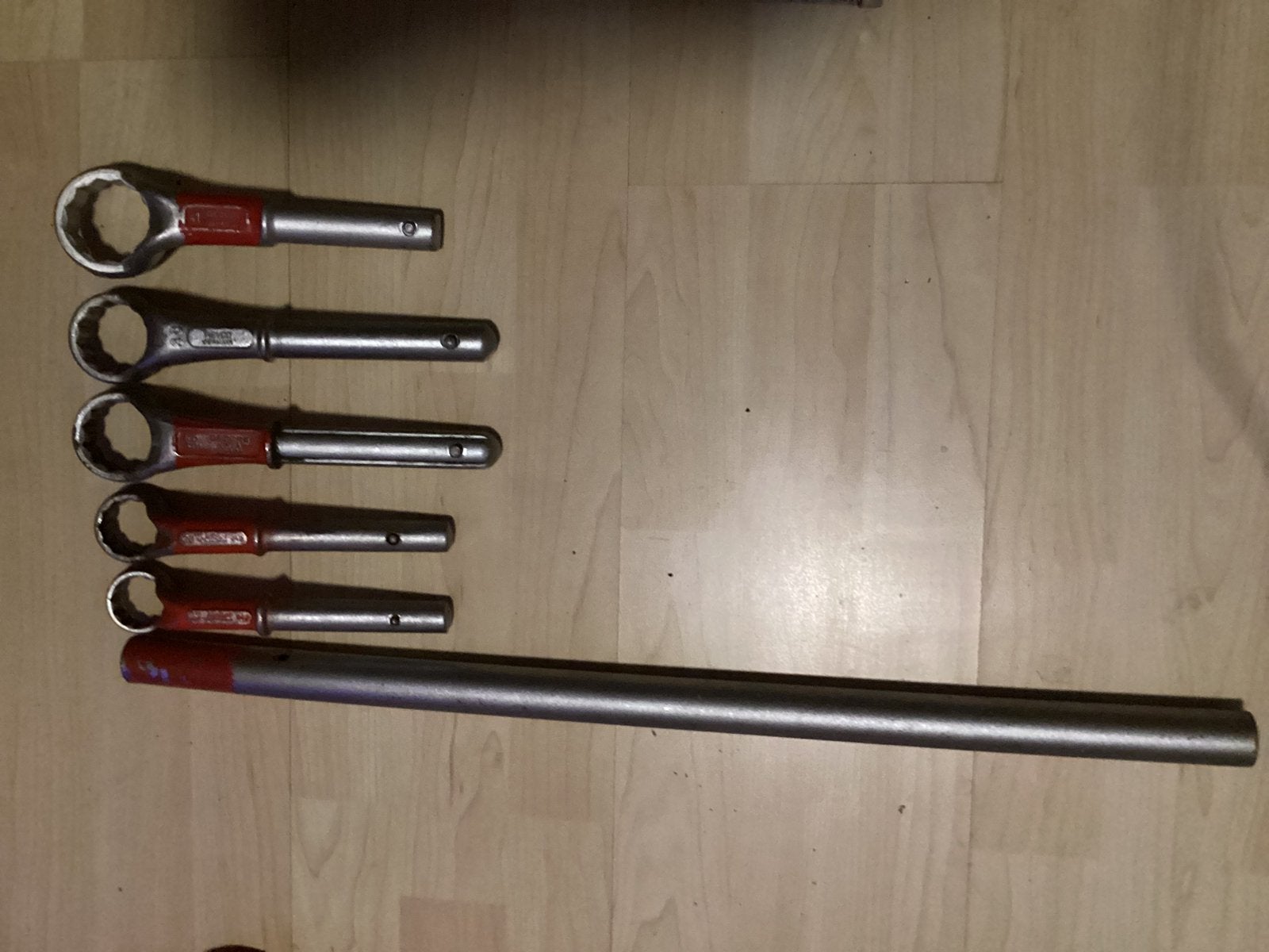 Gedore opsteekringsleutels met verlengstuk, Ophalen of Verzenden, Zo goed als nieuw