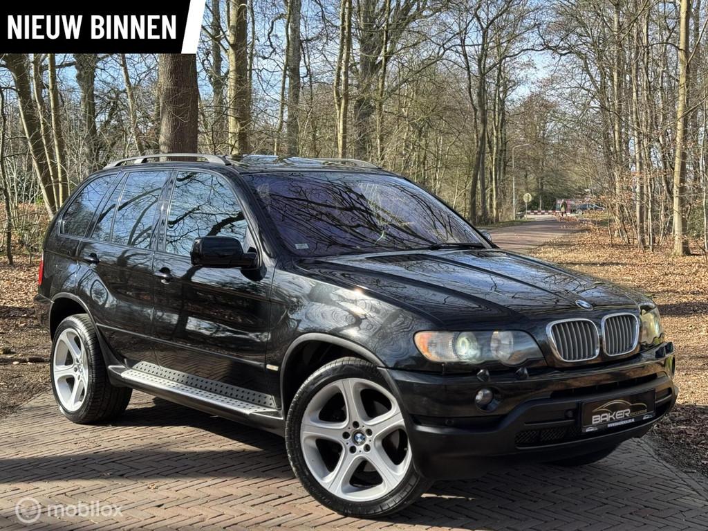 BMW X5 4.4i Executive ~ NAP ~ Leder ~ Youngtimer ~xenon, Auto's, BMW, Bedrijf, Te koop, X5, 4x4, ABS, Airbags, Airconditioning