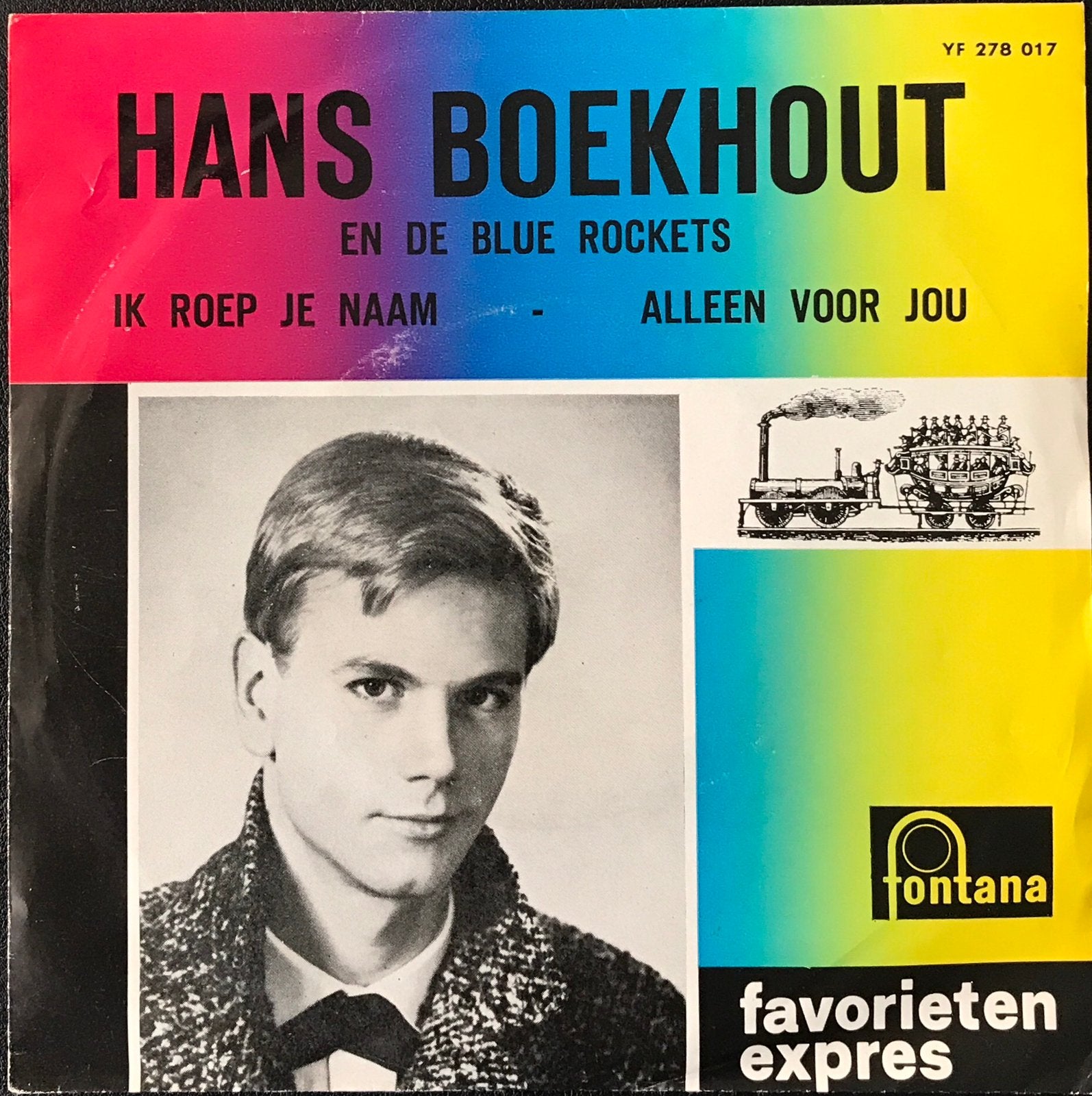 Hans Boekhout en de Blue Rockets - Ik roep je naam ALS NIEUW, Verzenden, 7 inch