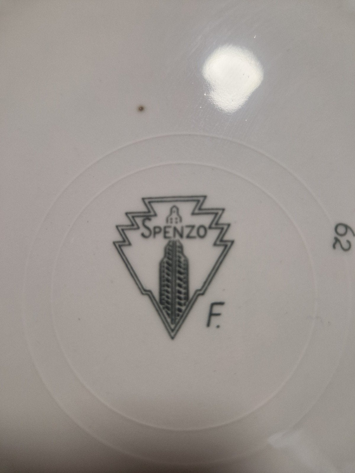 Vintage Spenzo F. Porseleinen Schaal met Rozenmotief, Ophalen of Verzenden