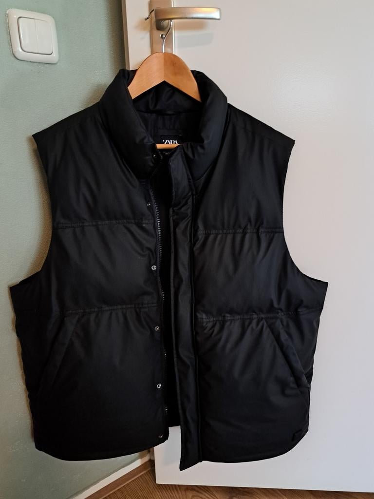 Zara Bodywarmer Zwart - Maat L, Kleding | Heren, Ophalen of Verzenden, Zo goed als nieuw, Zwart