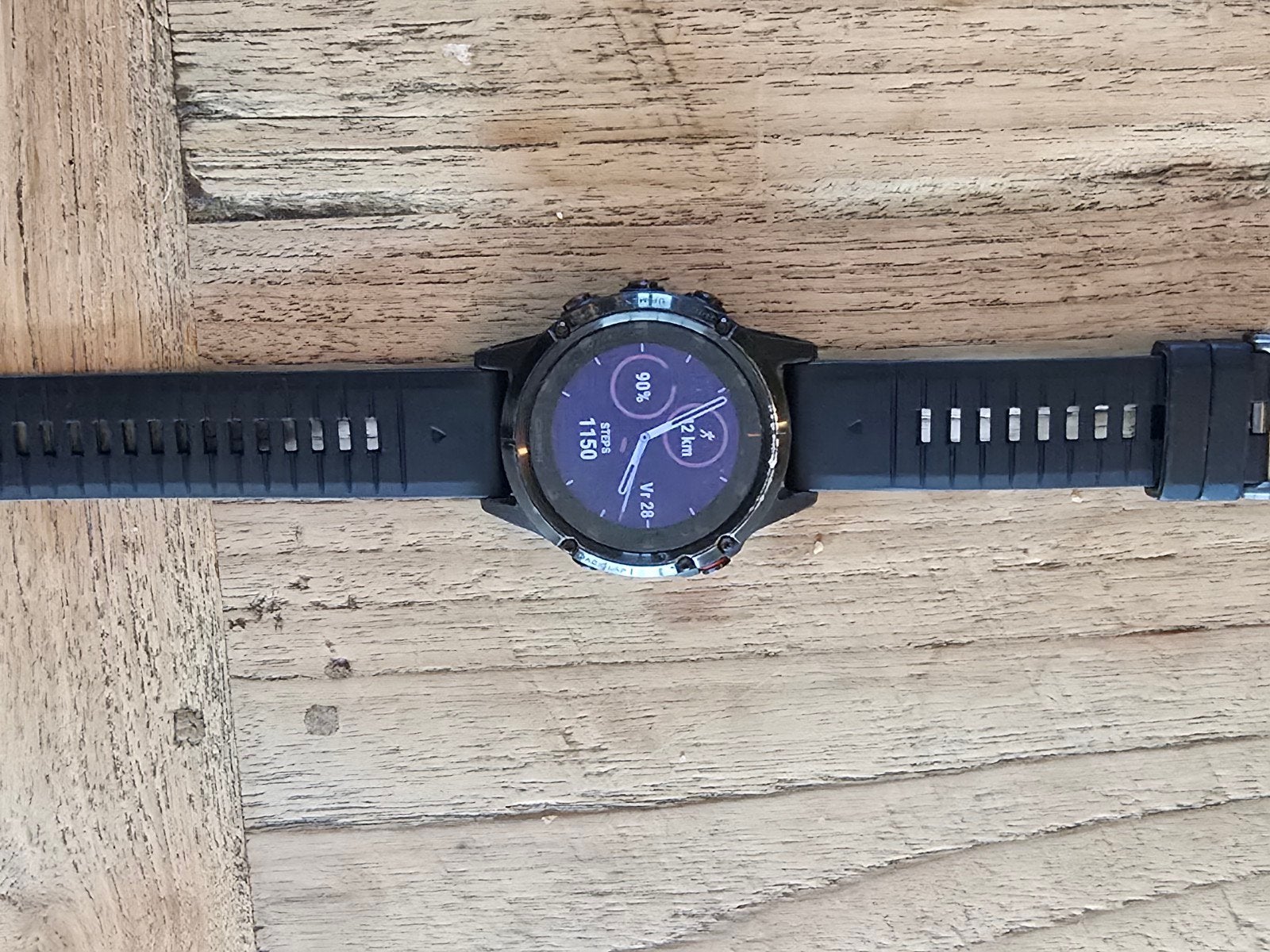 Garmin Fenix 5 Plus Sapphire, Sieraden, Tassen en Uiterlijk, Gebruikt, Zwart, Ophalen of Verzenden, Garmin fenix 5