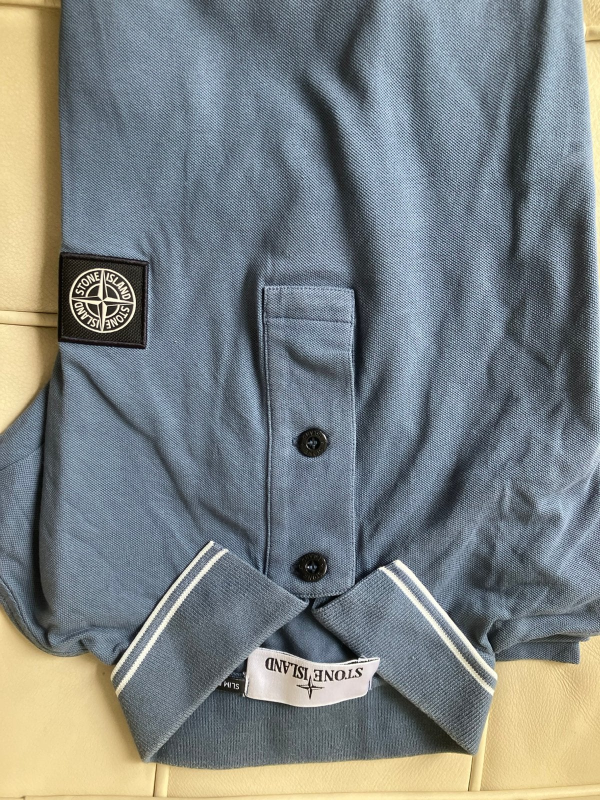 Stone Island polo, Kleding | Heren, Polo's, Ophalen of Verzenden, Gedragen, Maat 46 (S) of kleiner, Blauw