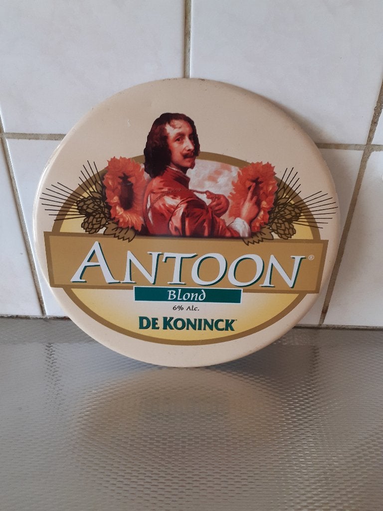 vintage blikken reclamebord, Verzamelen, Merken en Reclamevoorwerpen, Ophalen of Verzenden, Gebruikt, Reclamebord