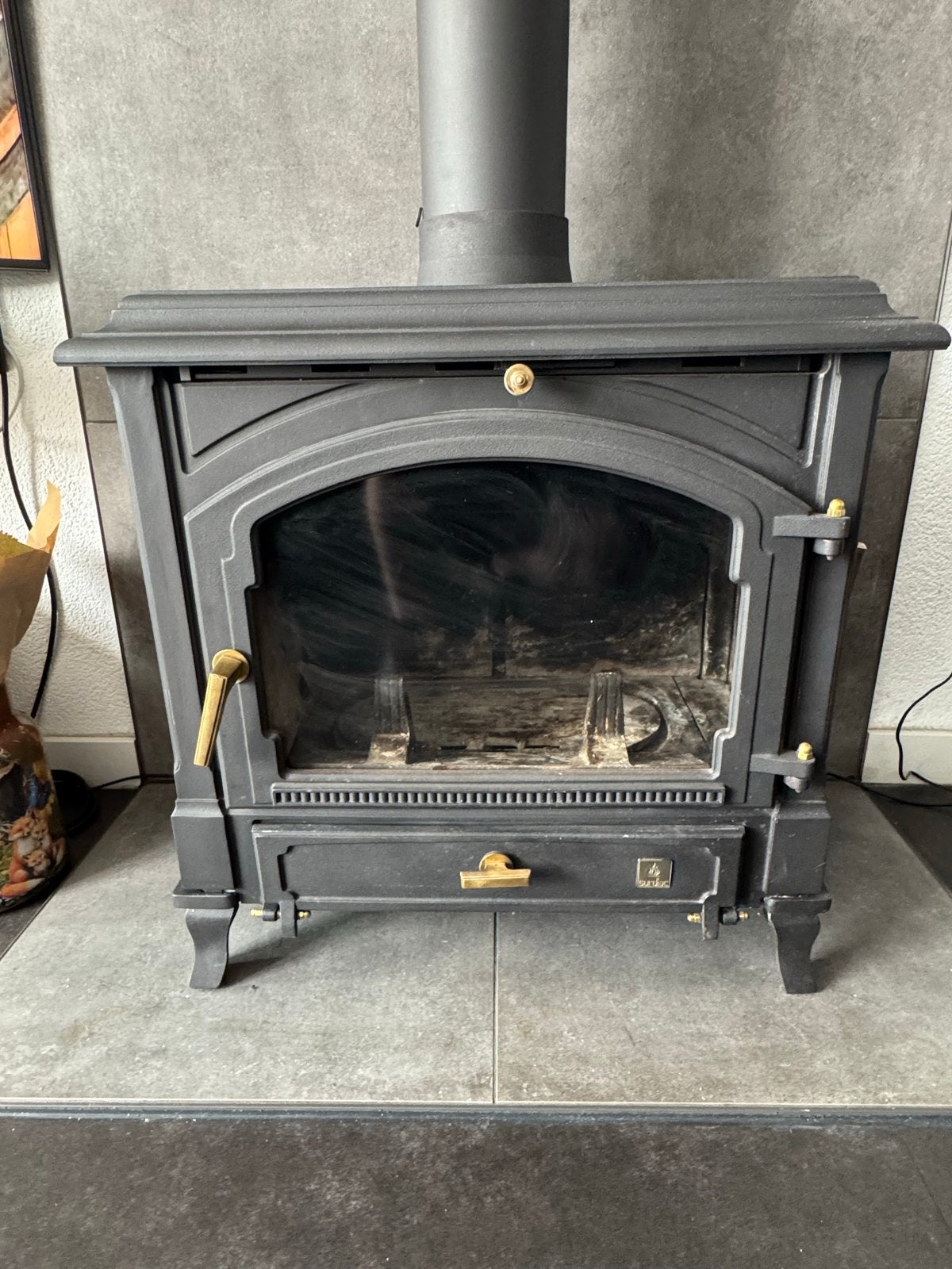 Nestor Martin Efel Harmony 3 Houtkachel 16KW, Ophalen, Gebruikt, Vrijstaand, Hout