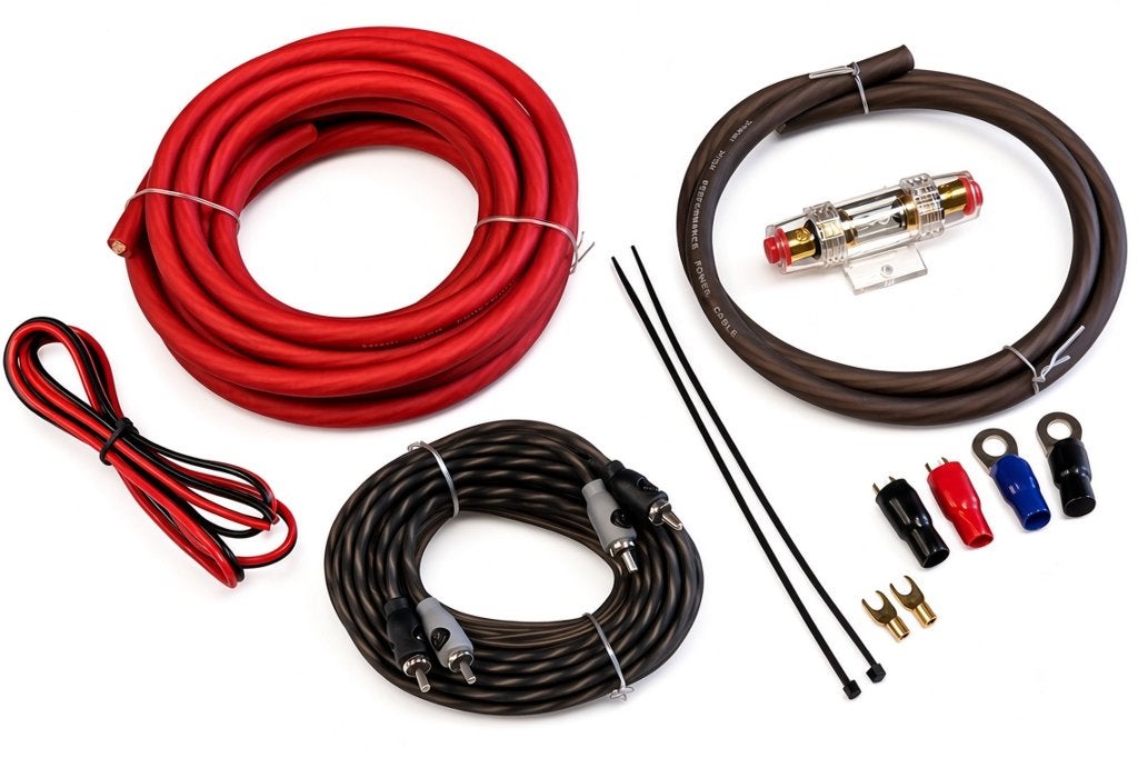20mm2 Norauto flexibele kabelset voor versterker / subwoofer, ., Nieuw, Ophalen of Verzenden, .