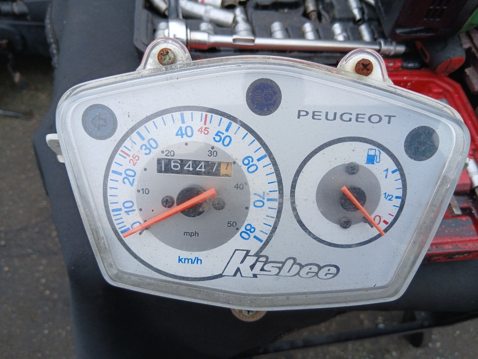 Peugeot kisbee teller, Ophalen of Verzenden, Gebruikt, Overige typen, Peugeot