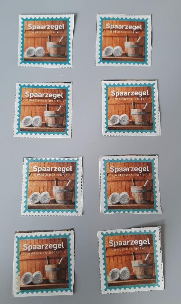 Wellness actie zegels voor een dagje sauna, Ophalen, Overige soorten, Zegels, Bonnen of Punten