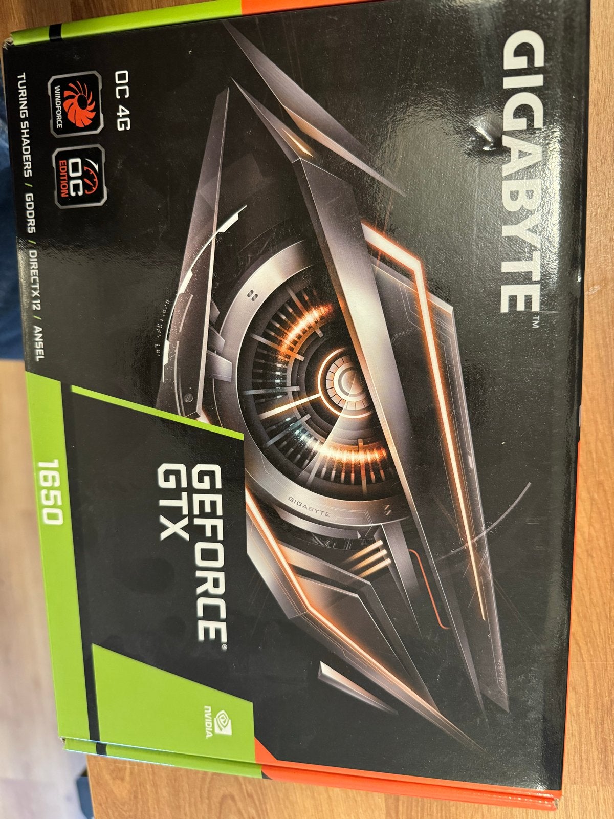 Gigabyte GeForce GTX 1650 OC 4G Grafische Kaart, PCI-Express 3, HDMI, Nieuw, Ophalen of Verzenden