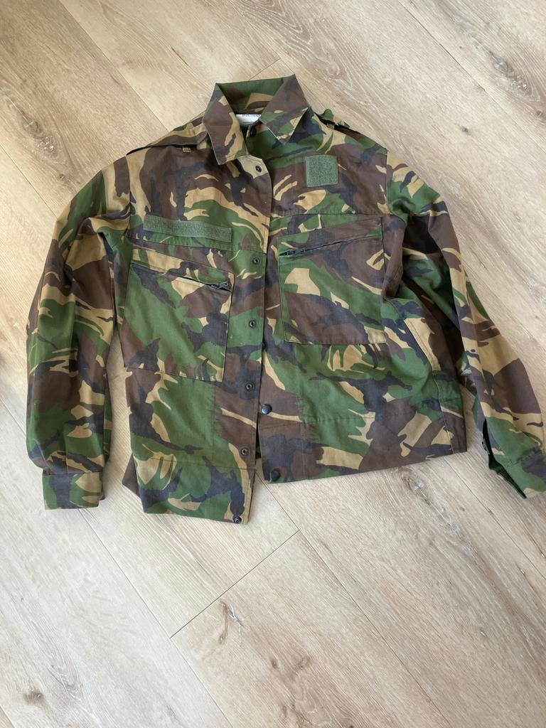 Woodland basis jas - Maat 6080/8590, Verzamelen, Ophalen of Verzenden, Landmacht, Nederland, Kleding of Schoenen