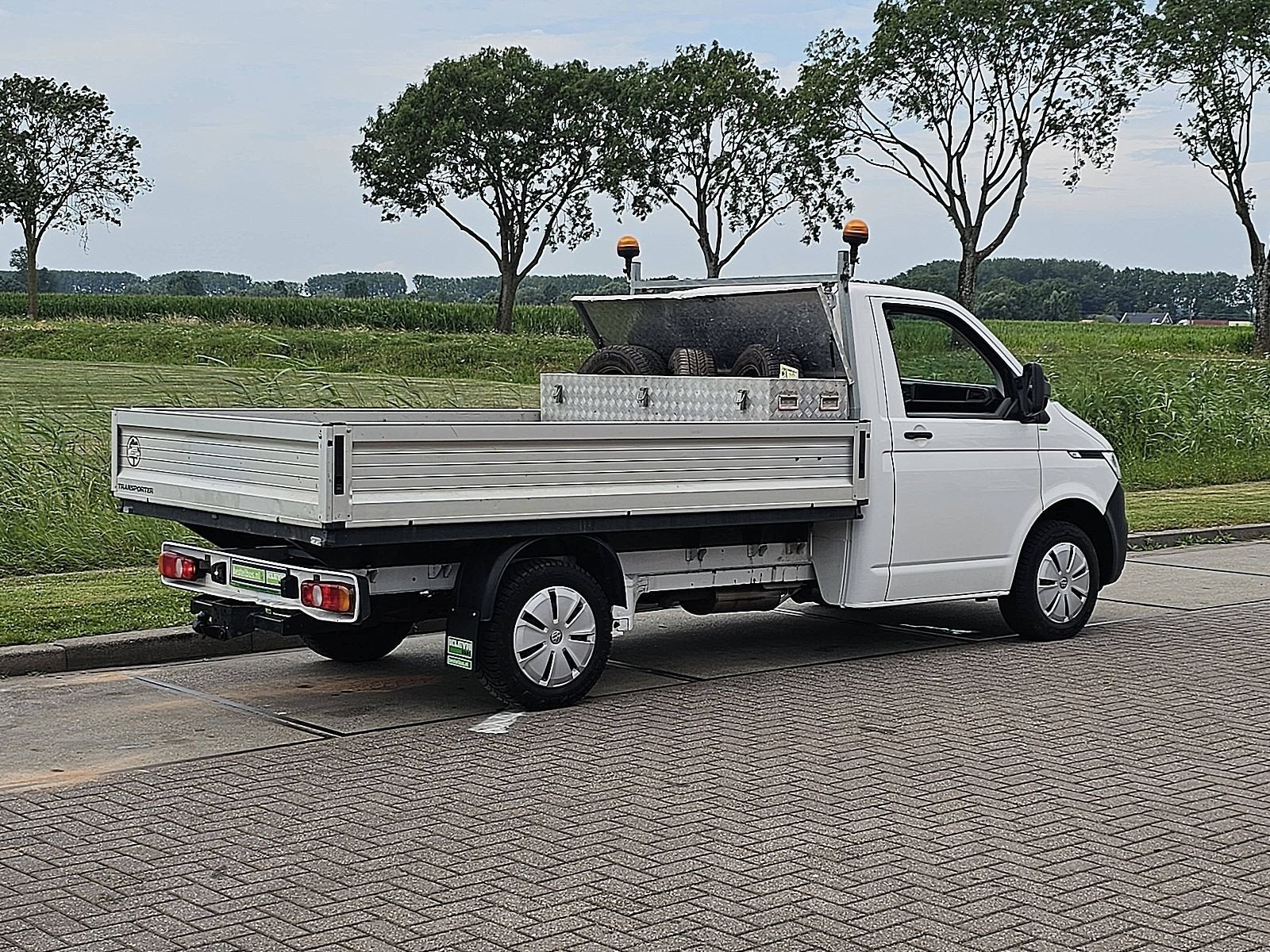 VOLKSWAGEN TRANSPORTER 2.0 TDI l2 open-laadbak t6.1, Stoelverwarming, Gebruikt, Euro 6, 150 pk