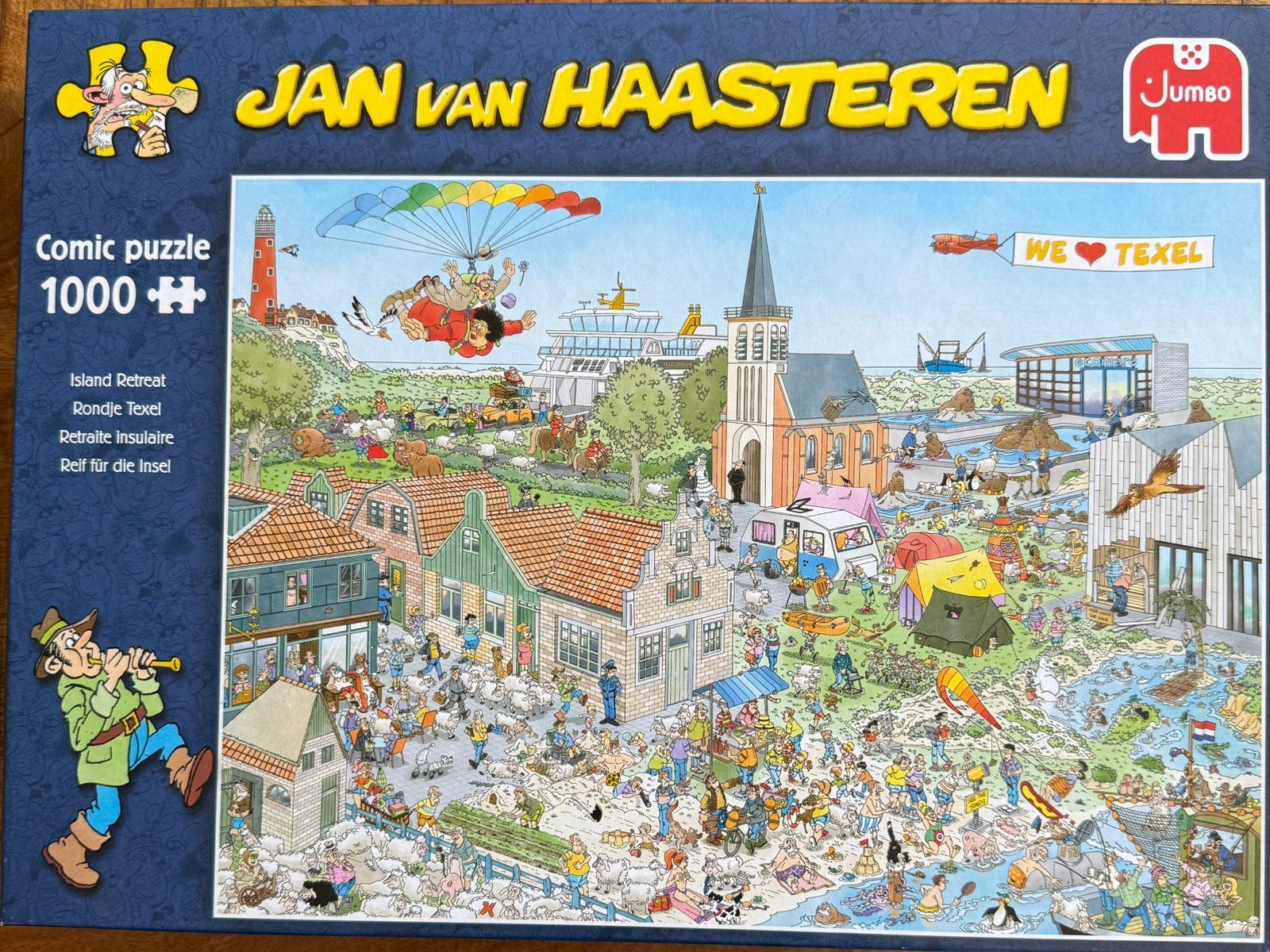 JVH 1000 stukjes Rondje Texel, Ophalen of Verzenden, 500 t/m 1500 stukjes, Zo goed als nieuw