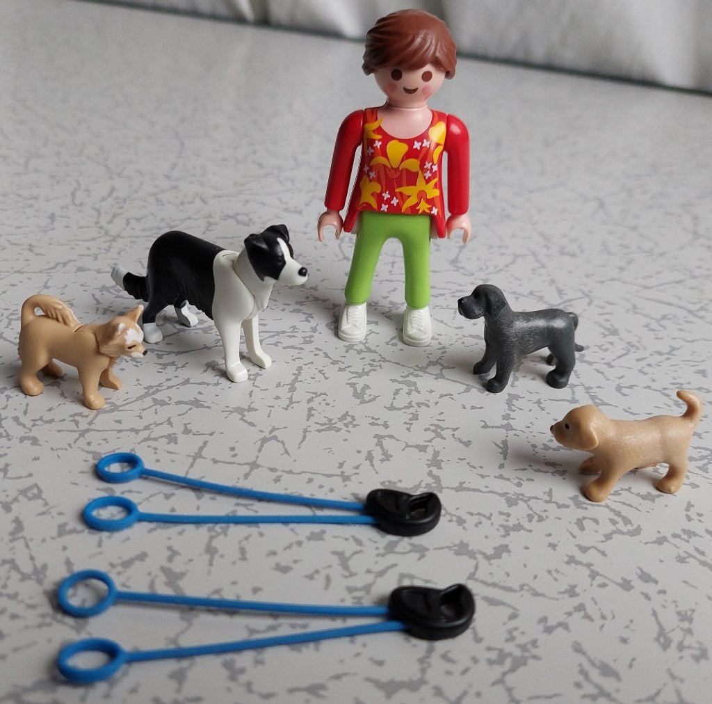 Playmobil 5380 Honden Oppas met 4 Honden, Gebruikt, Complete set, Overige typen, Ophalen of Verzenden