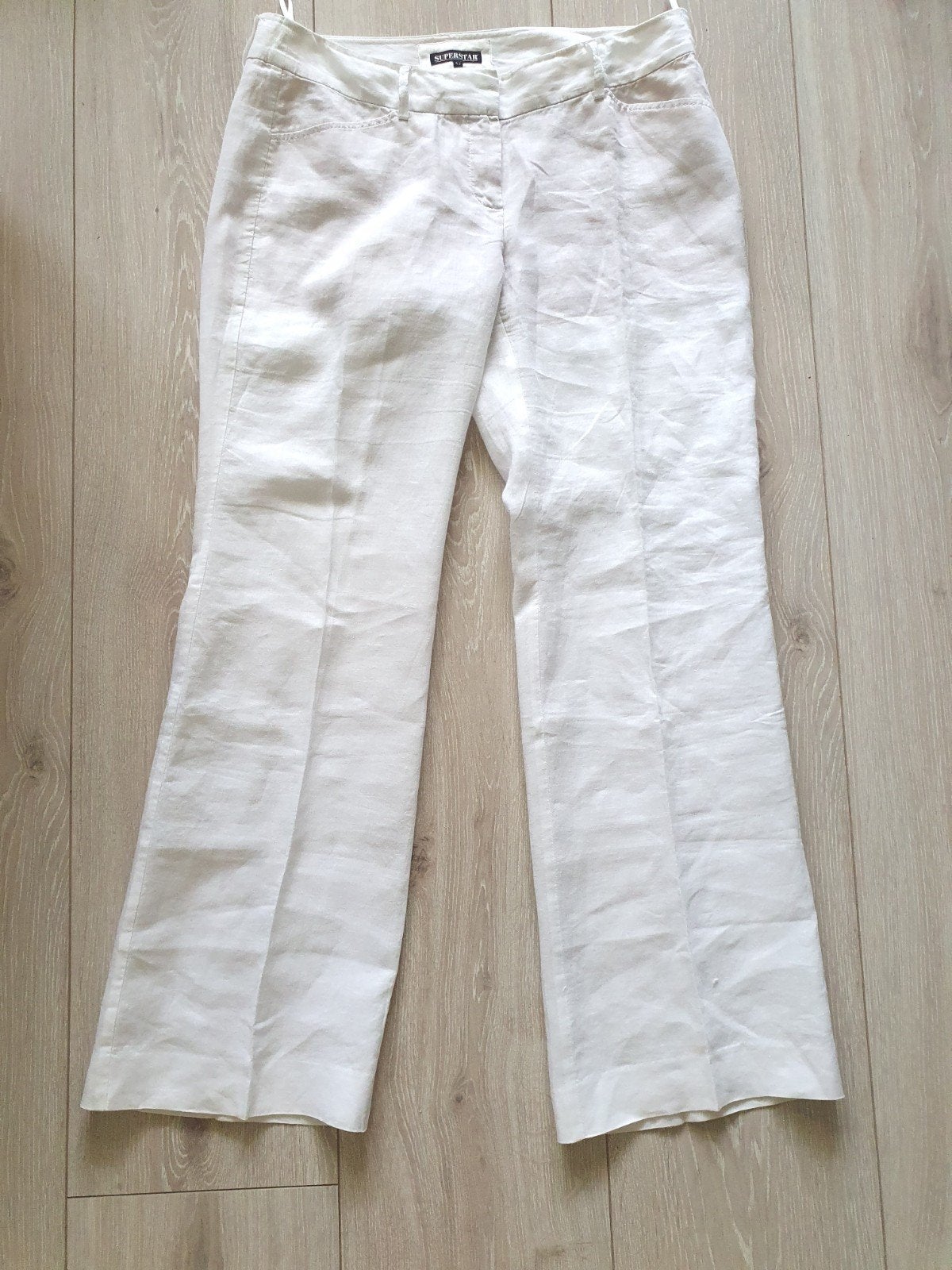 Broek Maat 42  Superstar.  Off White, Wit, Maat 42/44 (L), Ophalen of Verzenden, Zo goed als nieuw