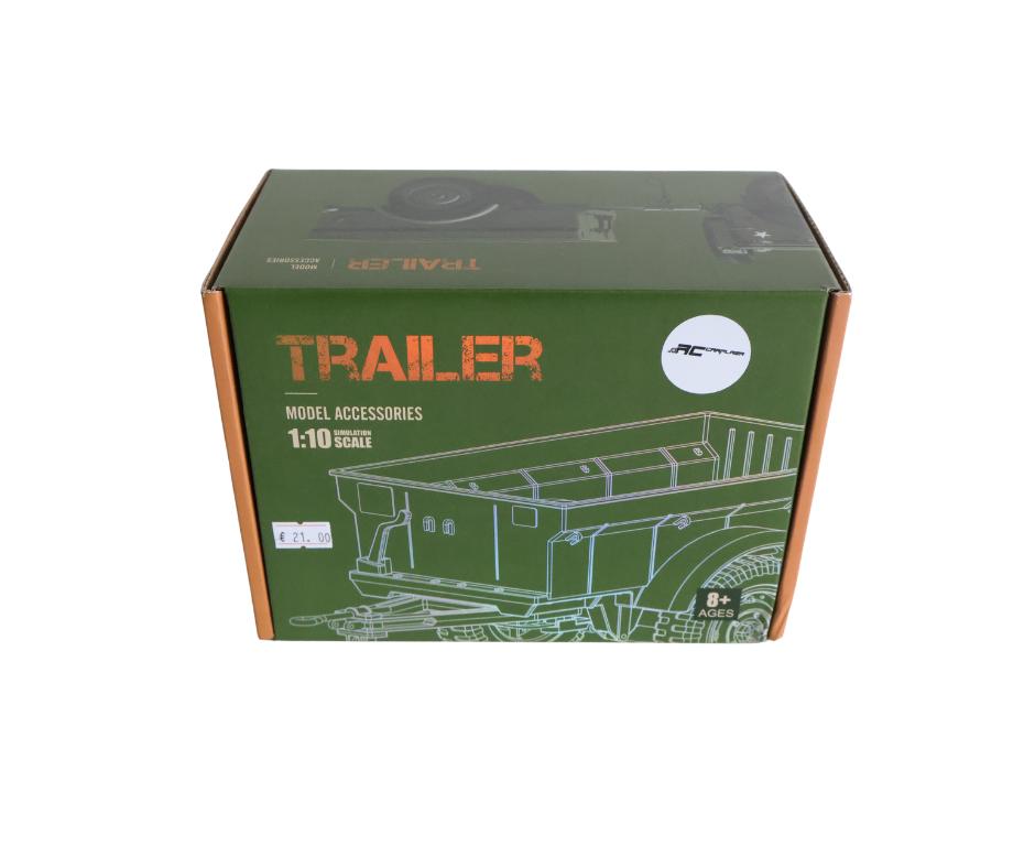 E-ZEE RC WILLYS JEEP TRAILER EZ-PJ-GB7015, Ophalen of Verzenden, Nieuw, Overige schalen, Onderdeel