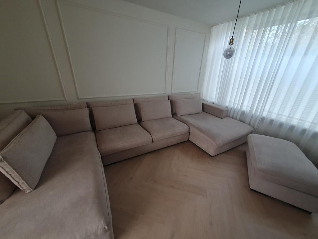 Luxe en ruime Annabelle hoekbank - ZGAN, Huis en Inrichting, Banken | Bankstellen, Ophalen, Hoekbank, 300 cm of meer, Zo goed als nieuw