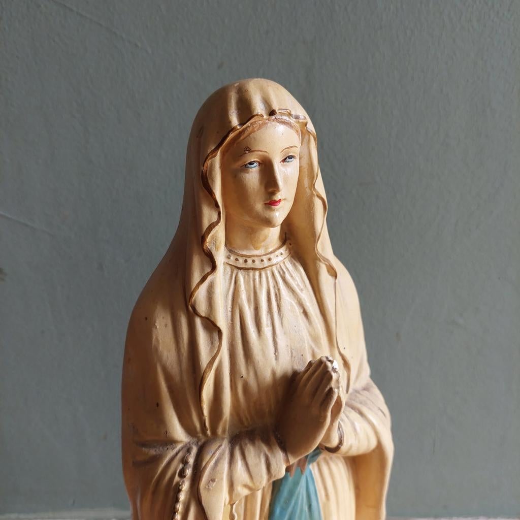 Lucky Vintage antieke brocante Maria uit Lourdes, Antiek en Kunst, Ophalen of Verzenden