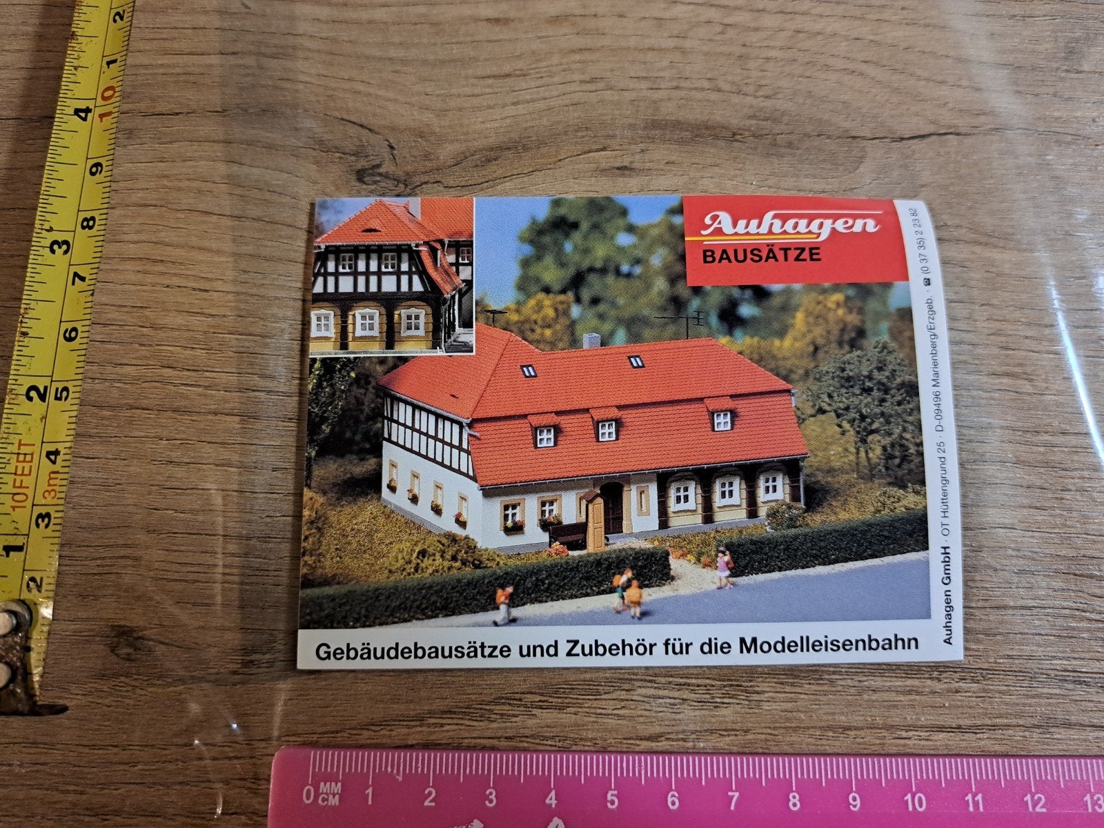 Sticker Auhagen Gebäudebausätze diorama groot huis, Ophalen of Verzenden, Zo goed als nieuw, Bedrijf of Vereniging