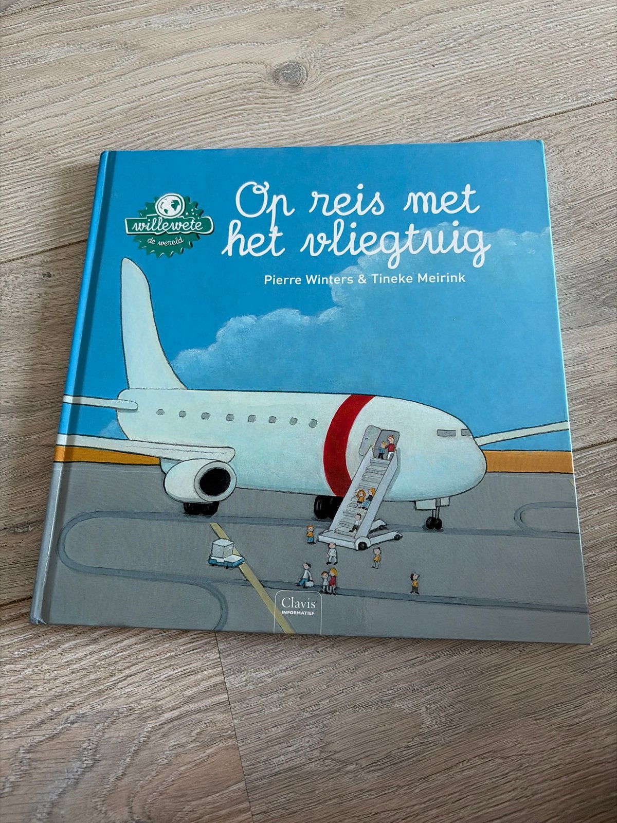 Willewete: Op reis met het vliegtuig - Informatief prentenbo, Verzenden, Zo goed als nieuw, Uitklap-, Voel- of Ontdekboek, 3 tot 4 jaar