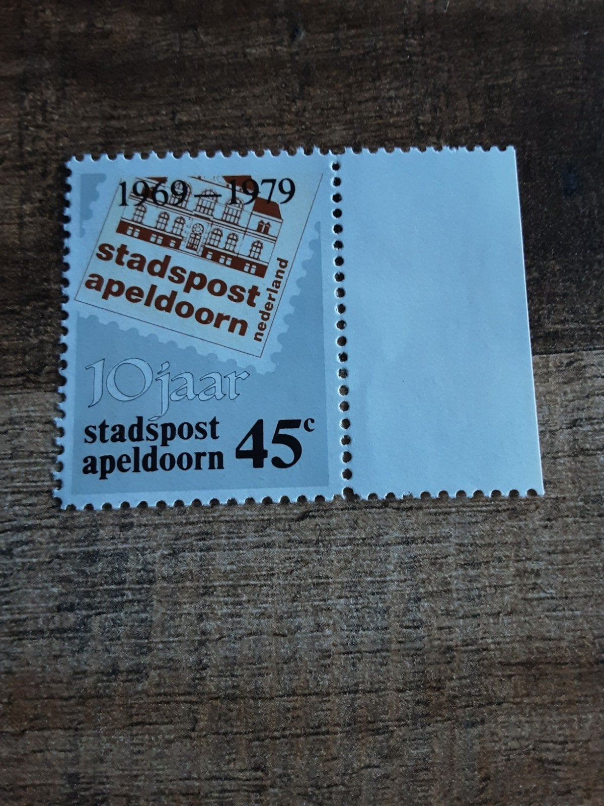 Stadspost Apeldoorn. 10 Jaar Stadspost Apeldoorn. 45ct ( pf), Postzegels en Munten, Ophalen of Verzenden