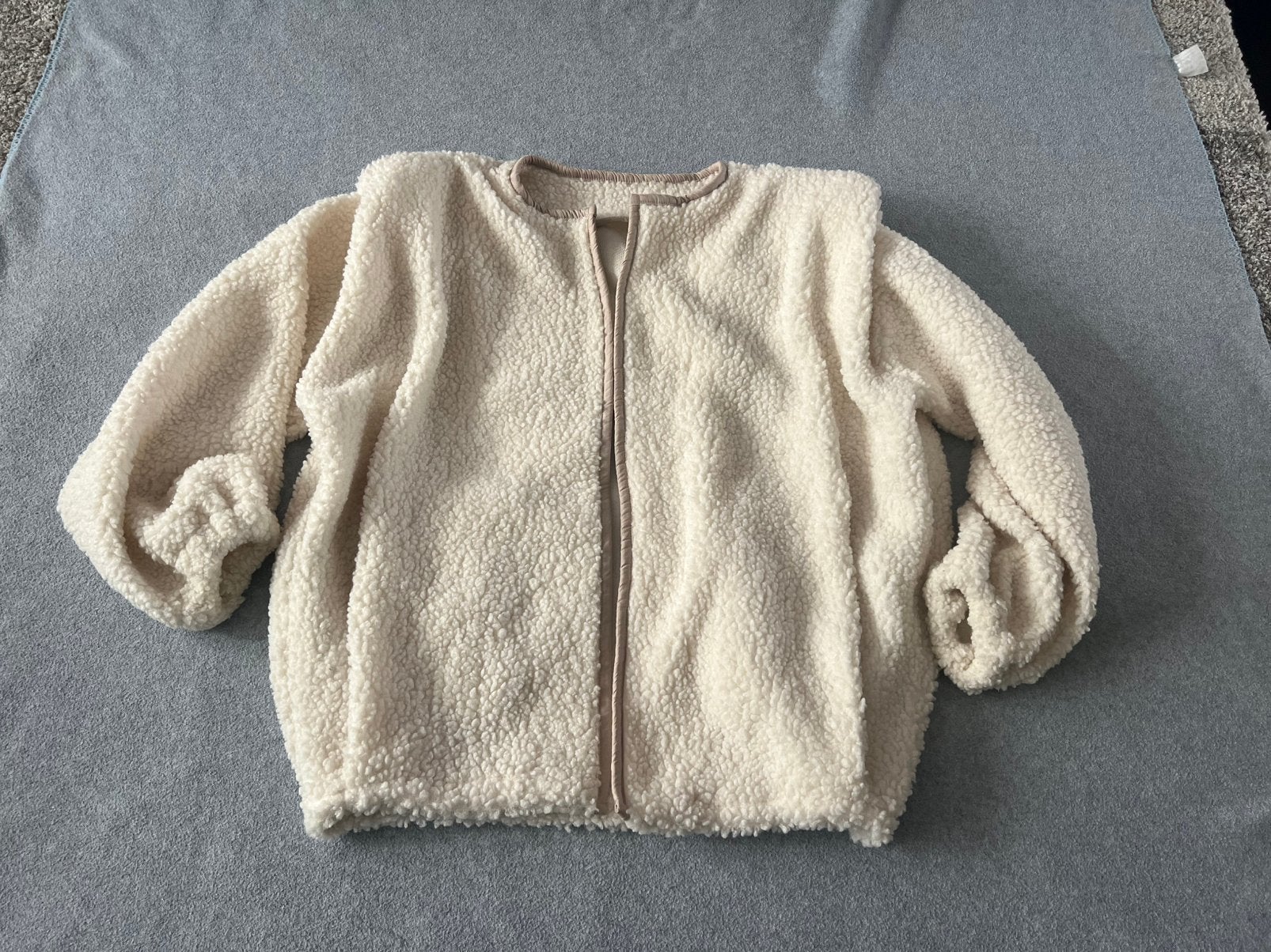 One size dames teddy vest , nieuwstaat, Ophalen of Verzenden, Zo goed als nieuw, Maat 38/40 (M), Beige