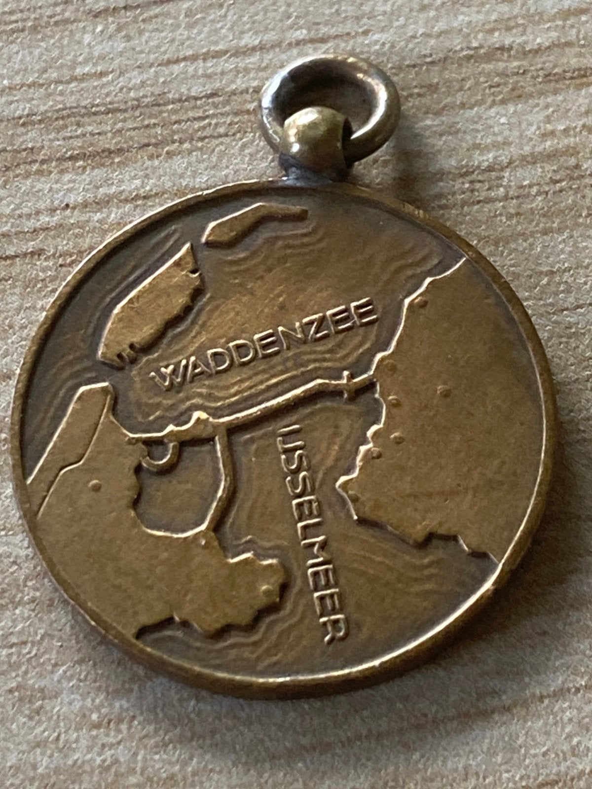 Medaille penning Afsluitdijk 1932 Zuiderzeewerken, Ophalen of Verzenden, Overige materialen